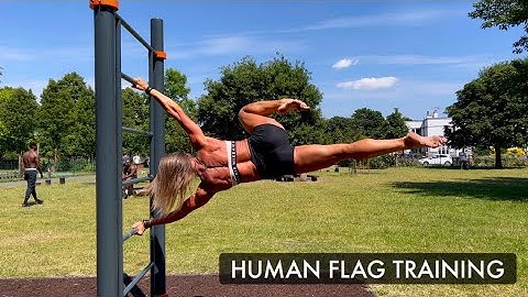 HUMAN FLAG Training Pt. 1 - INTERMEDIATE/ADVANCED - Skill Specific Drills