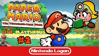 Paper Mario The Thousand Year Door Remake Live Playthrough! #2 (Nintendo Switch)