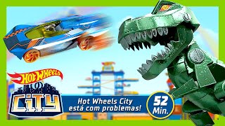 HOT WHEELS CITY está com problemas! 🏦💥🦖 | Hot Wheels Português