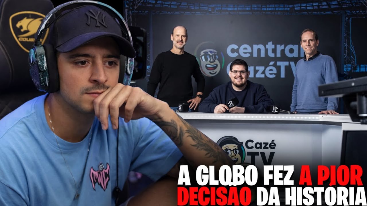 O ERRO DA GLOBO QUE FEZ A CAZE TV VIRAR UM NEGOCIO DE 2 BILHÕES!! CORINGA REAGINDO