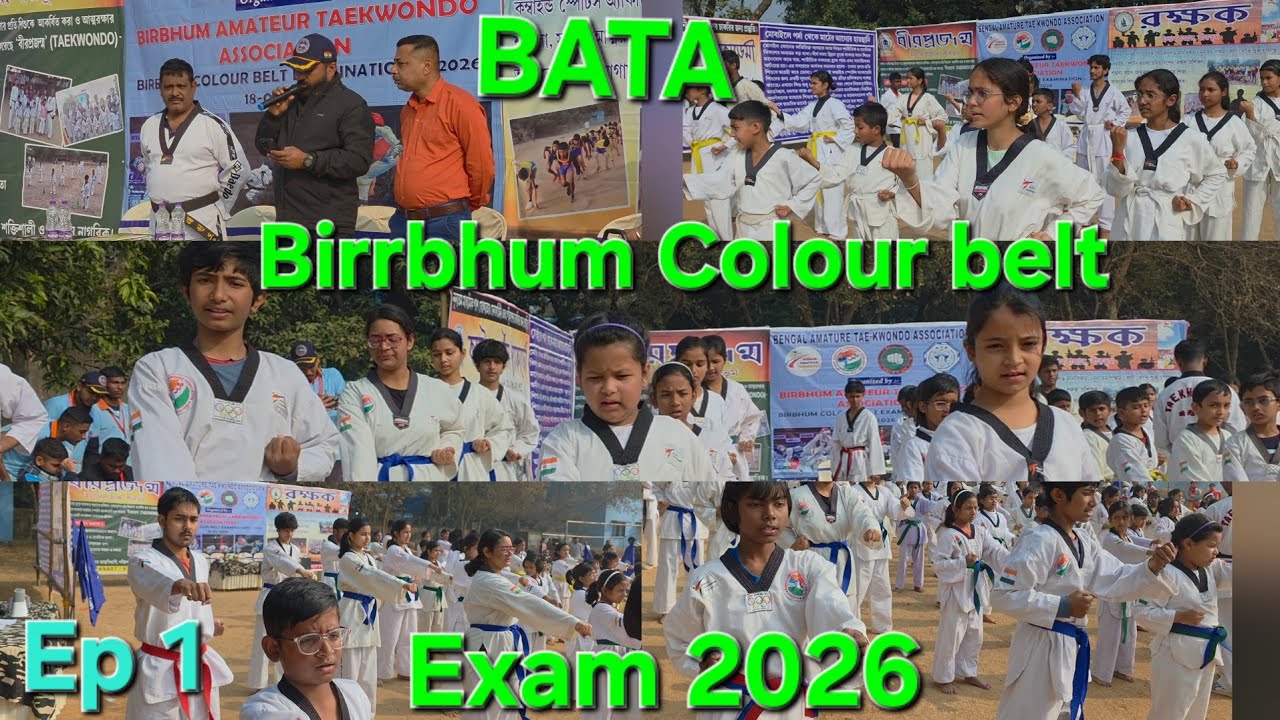 Birrbhum District Tae-Kwondo Colour Belt Exam 2026