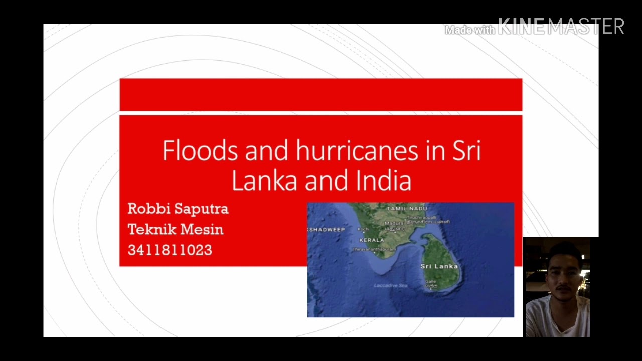 Floods and hurricanes in Sri Lanka and India YouTube