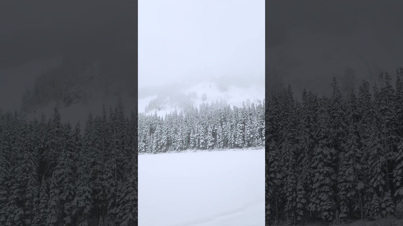 Annette Lake in the Snow