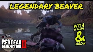 Red Dead Redemption 2 Legendary Beaver (Location and Hunt) Using a Bow & Arrow screenshot 5