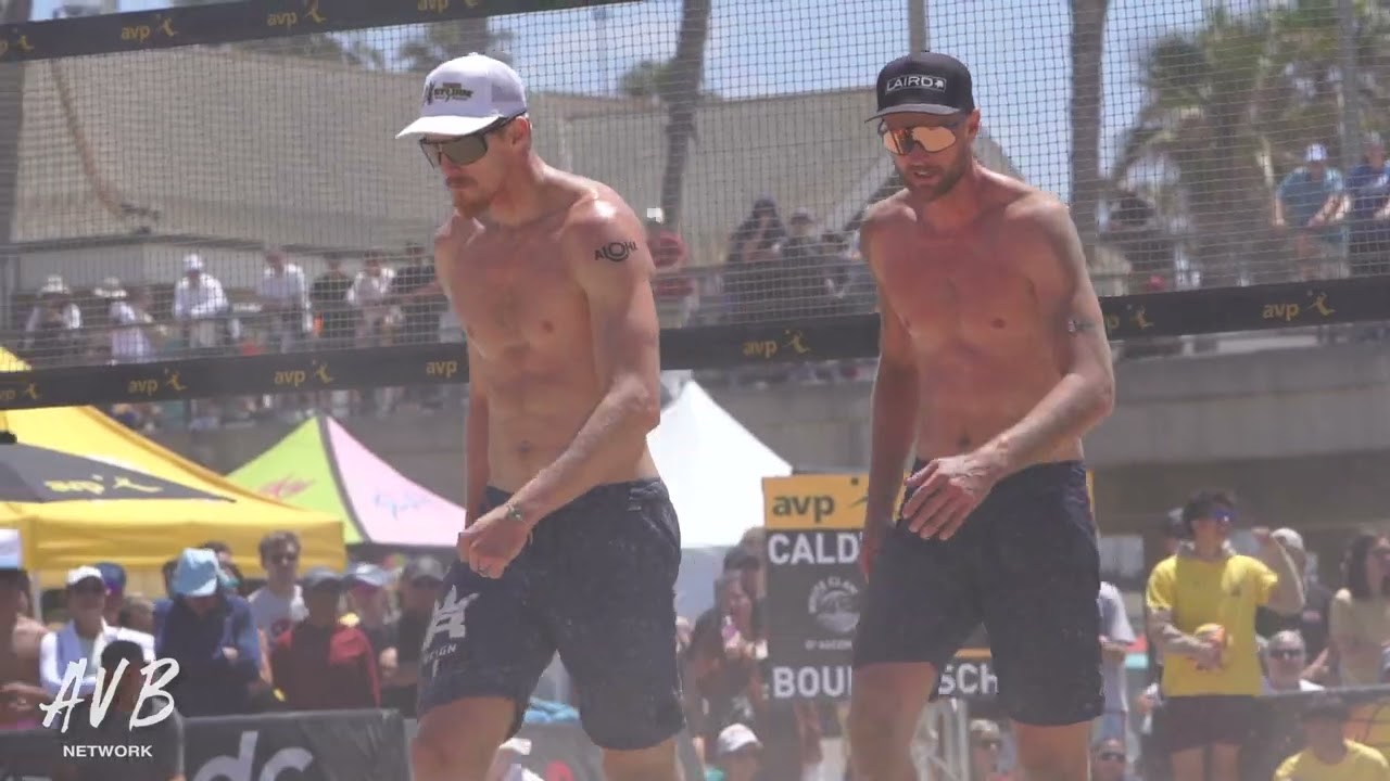 Tri Bourne Chaim/Shalk vs Seain Cook/Cody Caldwell AVP Huntington Beach 2024 Highlights