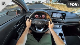 2021 HYUNDAI KAUAI ELECTRIC (64 kWh - 204HP) - ACCELERATIONS & CITY DRIVE | 4K POV TEST DRIVE