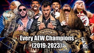 Every AEW Champions (2019-2023)