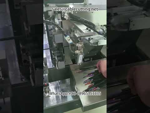 Multi-Core Wire Automatic Cutting, Stripping, and Tinning Machine for 0.9mm 8-Core and 1.25mm Twisted Wire
