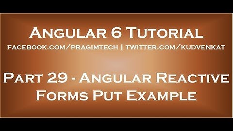 Hoekige reactieve vormen zetten voorbeeld