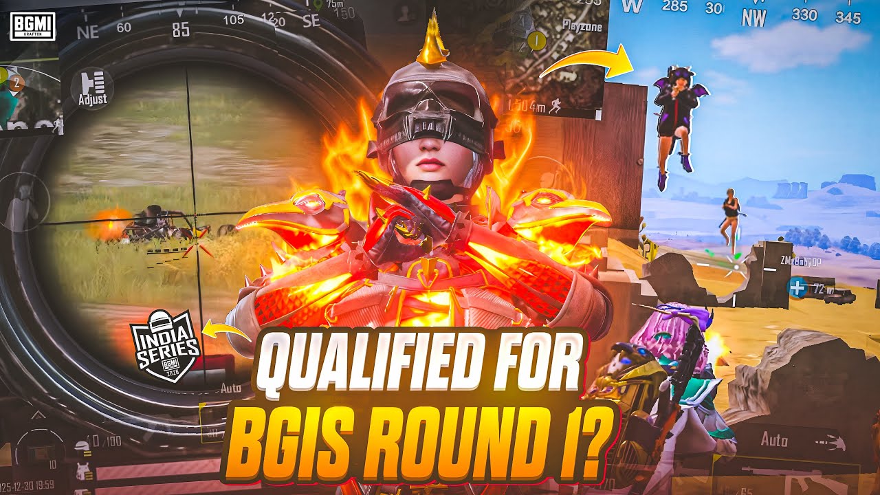 QUALIFIED FOR ROUND 1?💀 BGIS 2026 | BGMI - YouTube