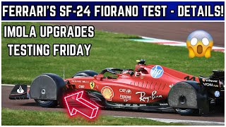 Ferrari Tests FIA's New Spray Guards Ahead of SF-24 updates at Fiorano circuit | F1 2024