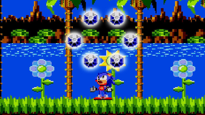 Hill zone in progress Maybe I change green hill background - Sonic.EXE The  Black Bloody Round 1 by SMF1 Studios