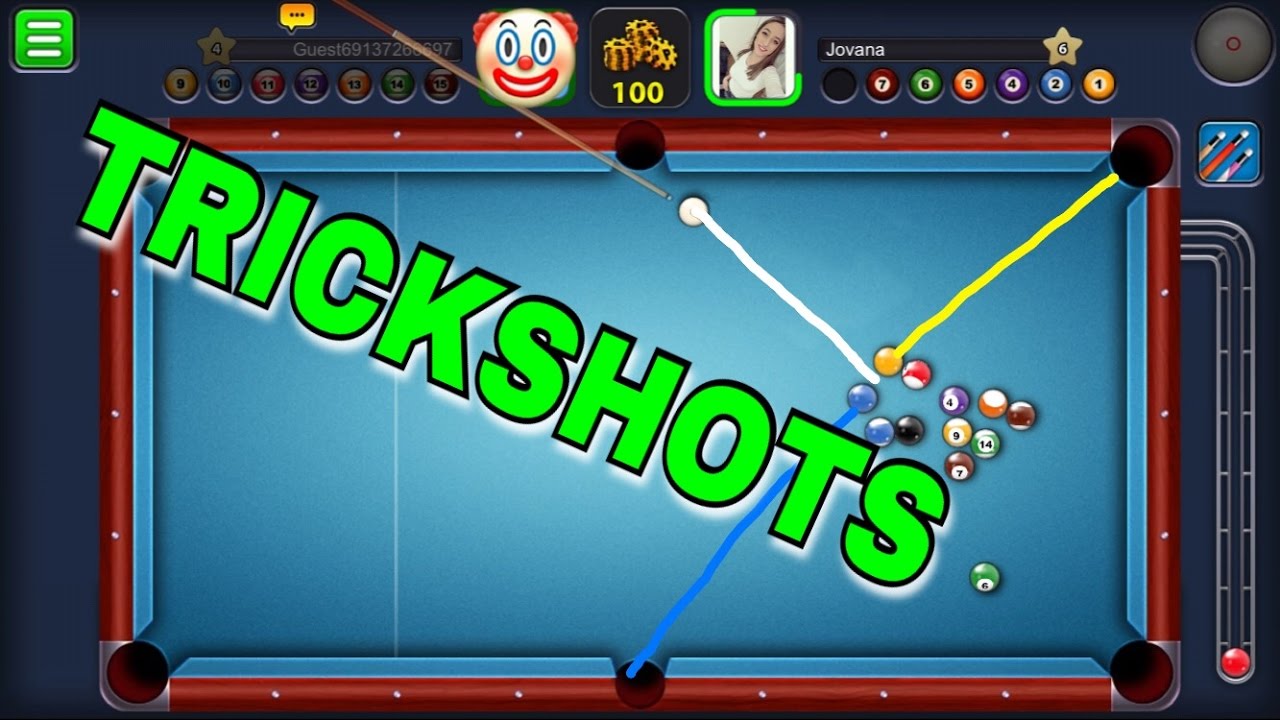 8 Ball Pool TRICKSHOT CHALLENGE! - YouTube