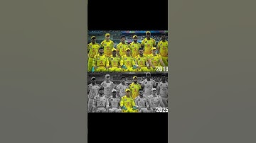 Old Vs New Csk Team 🥺 #cricket #ipl #csk #shorts #dhoni #ytshorts