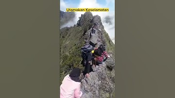 Gunung Bawakaraeng, Salah Injak Selamat Tinggal Dunia #pendaki #pendakigunung #feed #shortvideo
