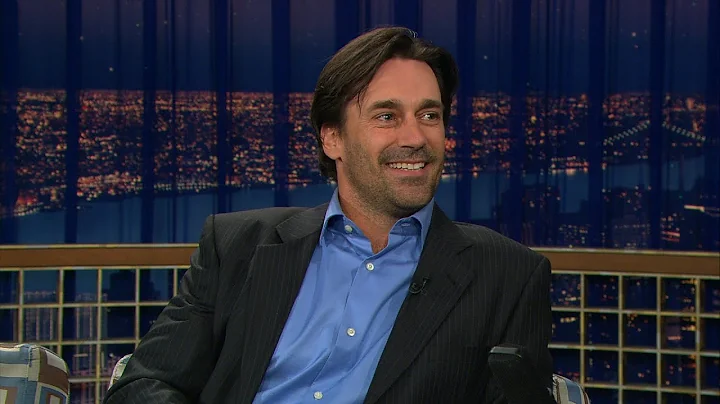 Jon Hamms Thoughts On Being Handsome | Late Night ...