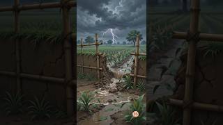 The Storm Destroyed Their Farm… But She Didn’t Give Up 🌧️ #shorts