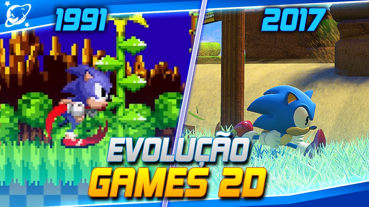 EVOLUÇÃO DOS JOGOS 2D DO SONIC: CORRER E PULAR OU BOOST? QUAL O