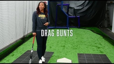 Softball Bunting (How to put a drag bunt down)