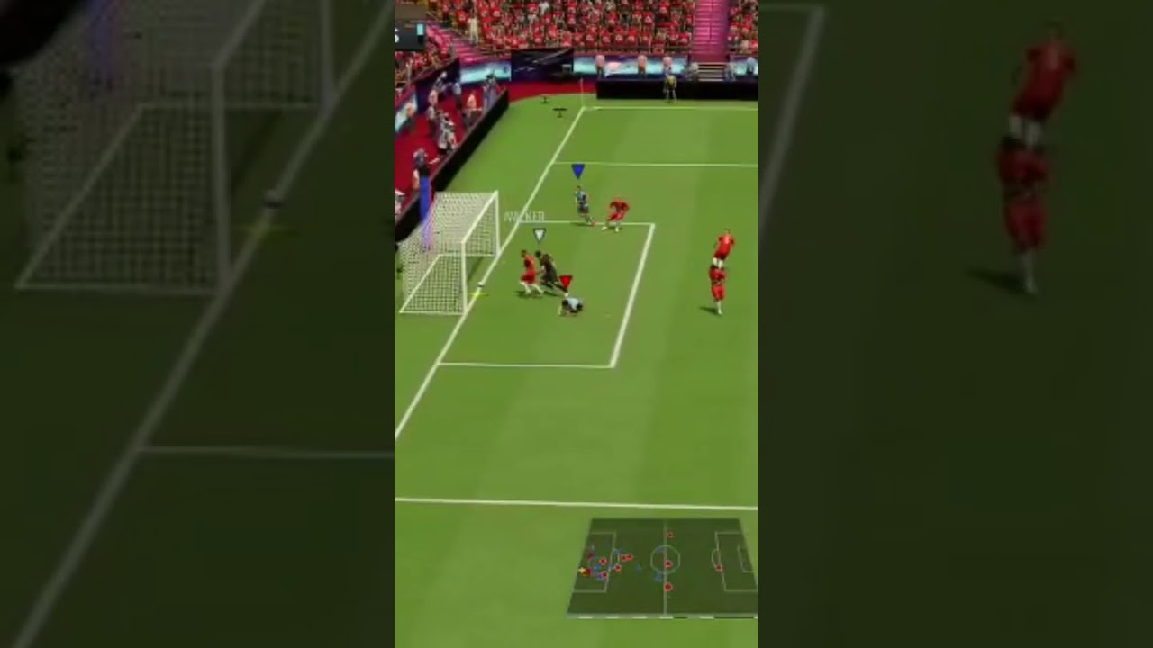 when they are afraid of your striker so they do the job by themselves