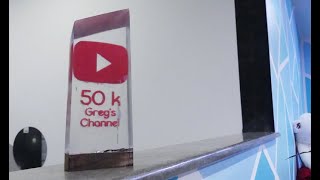 50k Special: Resin-Molded 50k Stand + 3D Printed Puzzle Giveaway !!