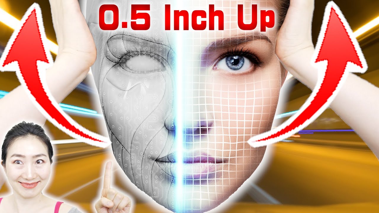 ⁣A Half Inch up Technique to Lift your Whole Face | Remove Nasolabial Folds and Droopy Eyelids