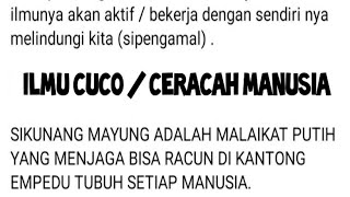 ilmu cuco manusia (pembungkam , penunduk, wibawa )