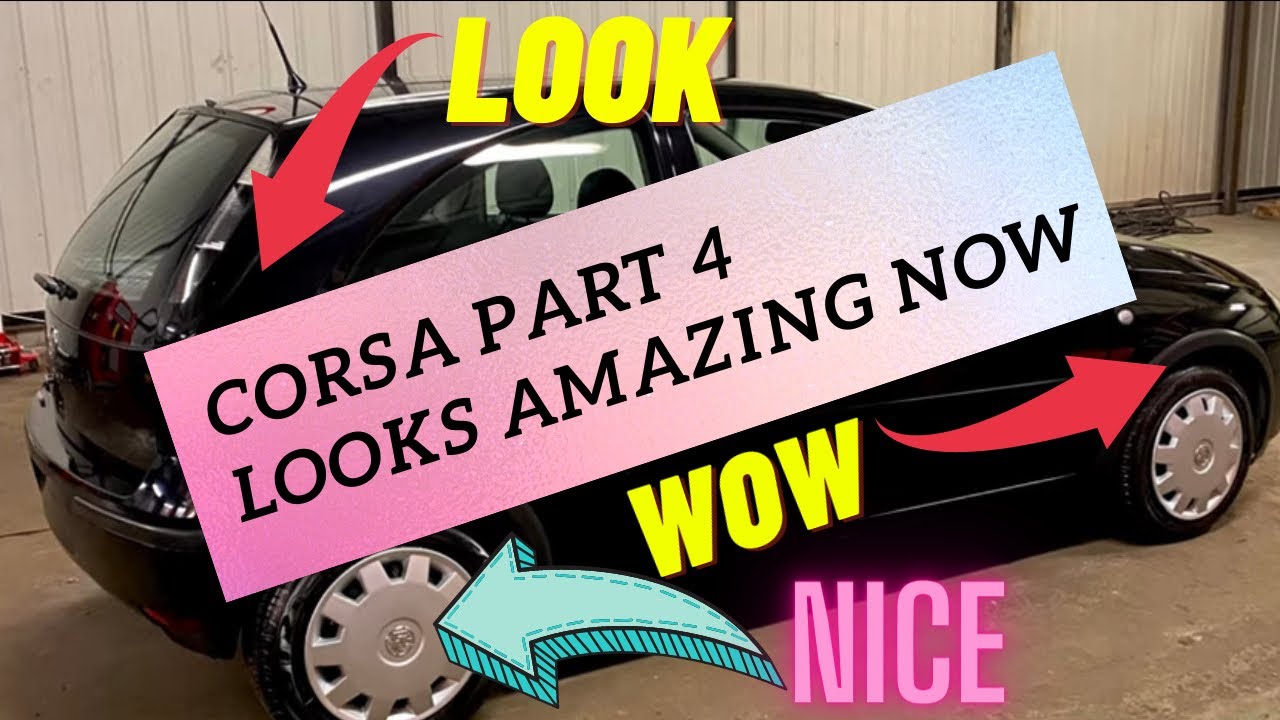 2006 VAUXHALL CORSA C 1.0 CLASSIC | Part 4: Painting Trims and Final Bodywork Touches