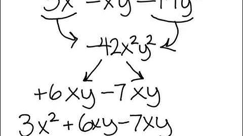 Factor  AC Method and Grouping - Polynomial with two variables