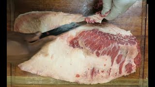Backyard Brisket Trim for Beginners by Mama and Papa Joe