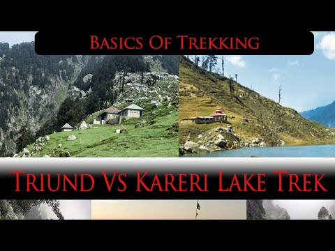 kareri lake trek vs triund trek