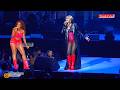 Sexy Mama Spice Diana Joins Karole Kasita On Stage At Serena Hotel