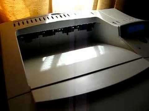 HP LASERJET 4050N IN ACTION