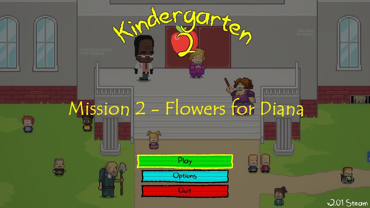 Kindergarten 2 Gameplay | Mission 2 - Flowers for Diana - YouTube