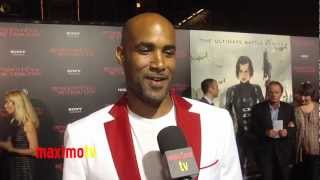 Boris Kodjoe Interview at "Resident Evil: Retribution" Los Angeles Premiere