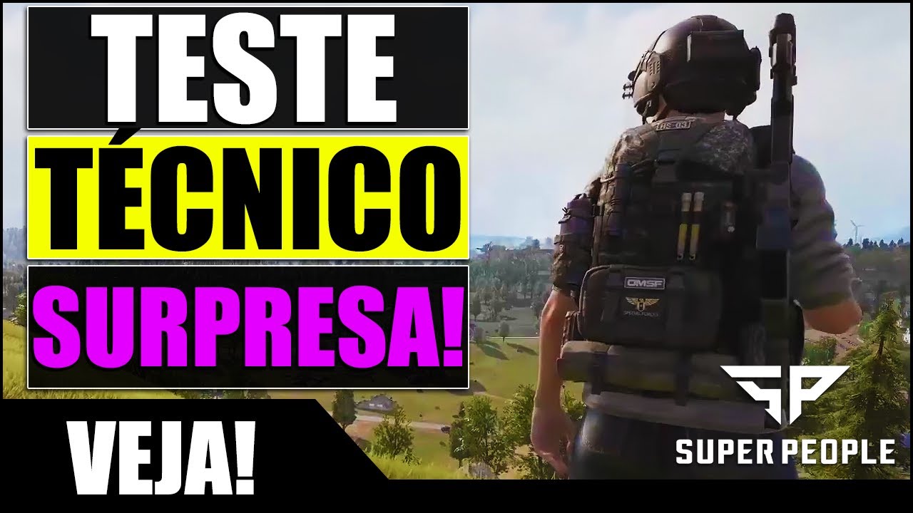 SUPER PEOPLE BATTLE ROYALE REALIZARÁ UM TESTE TÉCNICO | COMO BAIXAR (DOWNLOAD STEAM) E PARTICIPAR