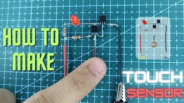 How To Make Touch Sensor With BC547 ?  #circuit #attiny85 #bc547 #touchswitch  #touchsensor #arduino