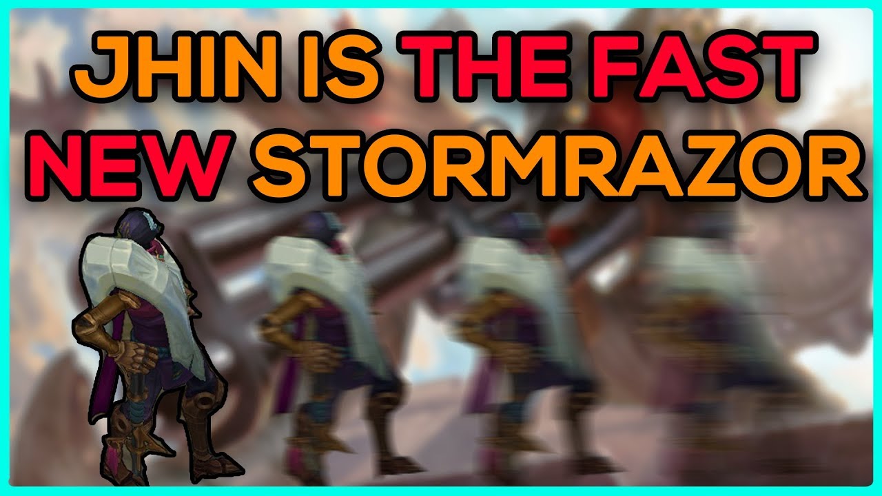 Jhin Hyperspeed With the New Stormrazor! | Jhin Stormrazor Gameplay