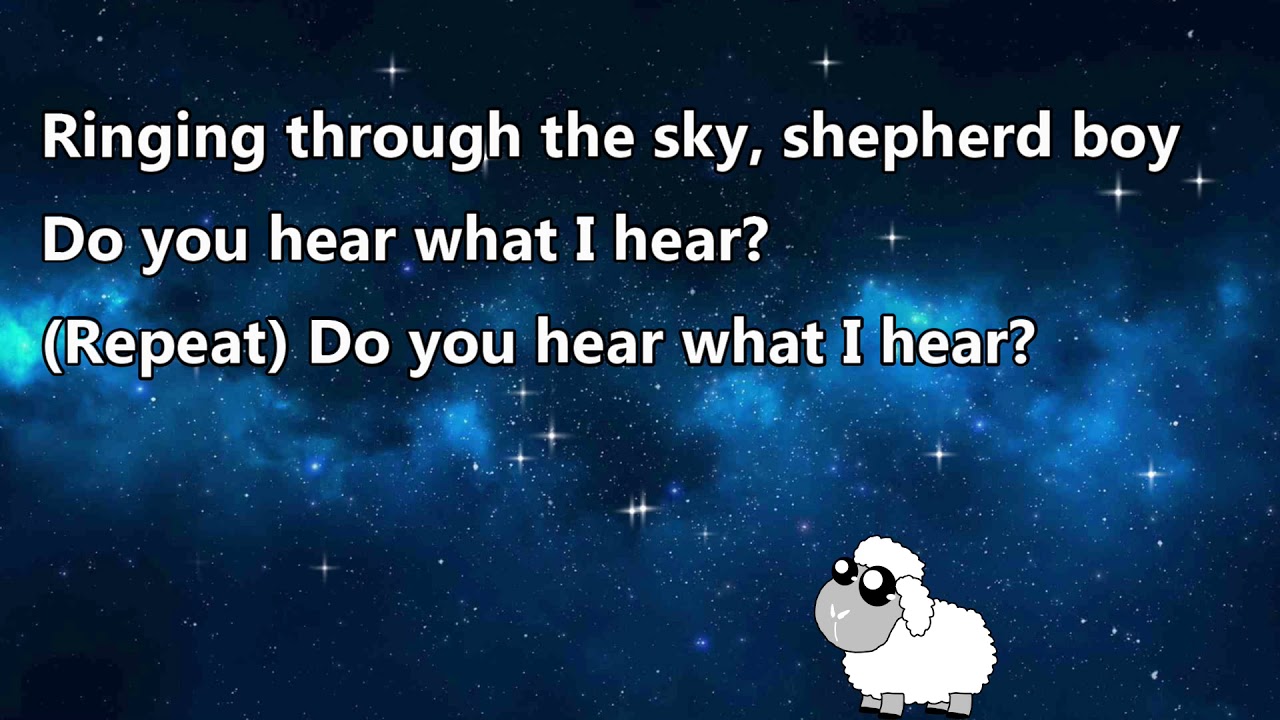 Do You Hear What I Hear? Karaoke Christmas Tracks w Lyrics YouTube