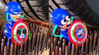 What Happens If Captain Become Weak ? Crushing Crunchy & Soft Things by Car | Woa Doodland screenshot 3