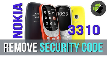 How to remove Security Code on Nokia 3310 (TA-1030)