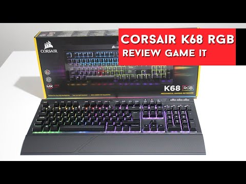 Corsair K68 RGB, review y unboxing