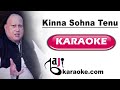 Kinna sona tenu rab ne banaya - Video Karaoke - Nusrat Fateh Ali - by Baji Karaoke