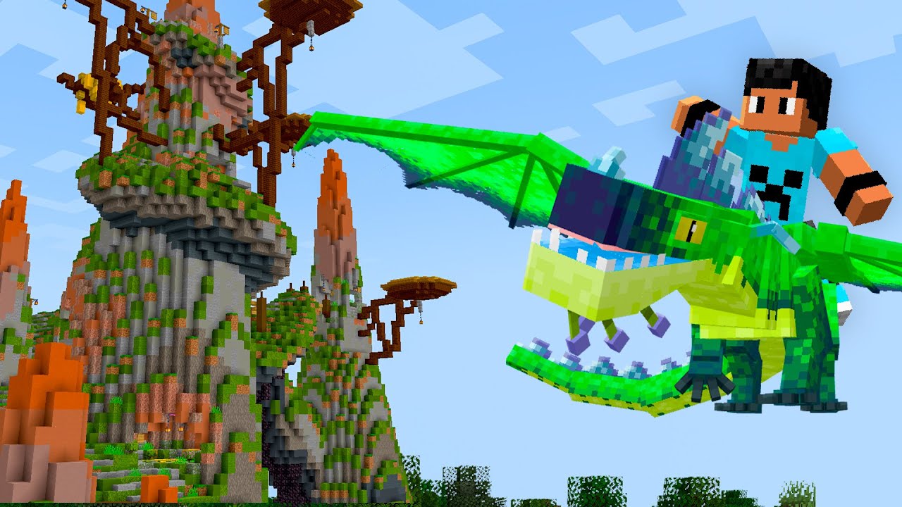 ESSA É A CIDADE DO DRAGÃO MAIS PODEROSO DO MINECRAFT