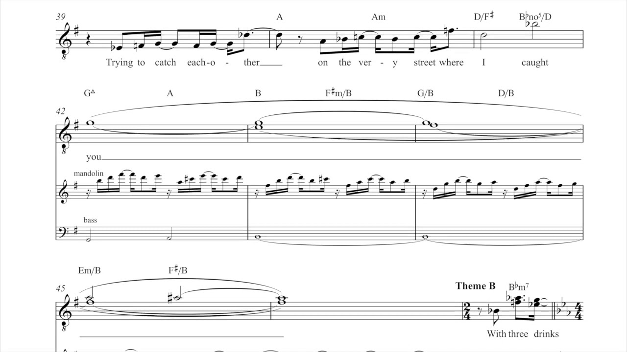 Punch Brothers "Between First and A" Transcription YouTube