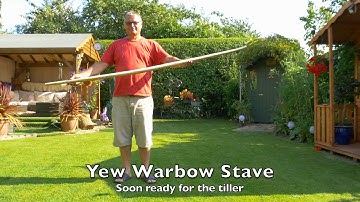 Yew Heavy Warbow. Clean up after a day