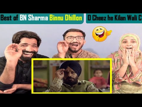 Punjabi Reaction on Best of BN Sharma Binnu Dhillon Part 1 Kala Shah Kala Punjabi Comedy.