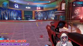 Sick TRIPLE NO SCOPE HEAD SHOT with Sniper in Splitgate Arena Warfare