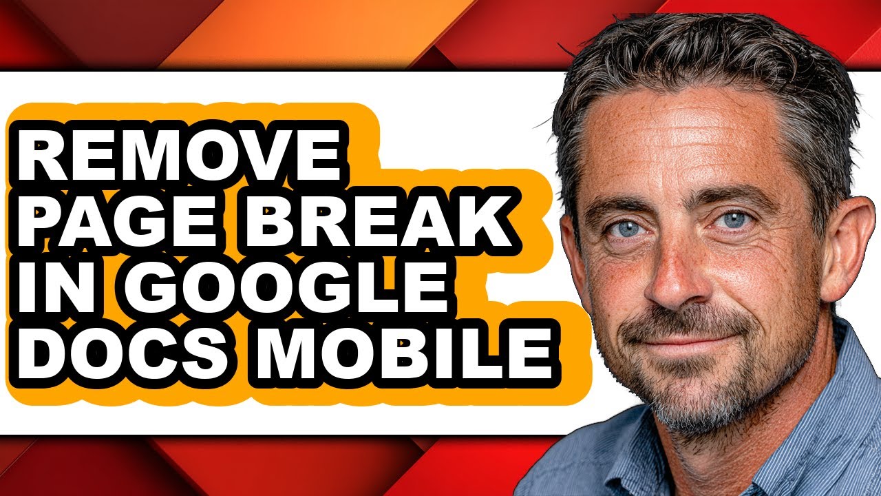 How to Remove Page Break in Google Docs Mobile - Step by Step