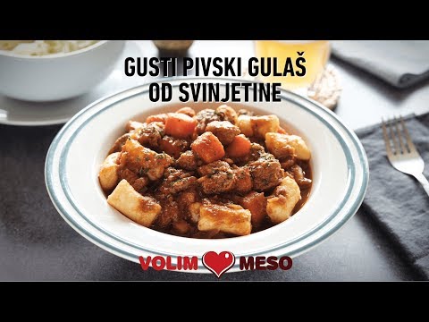 Gusti pivski gulaš od svinjetine